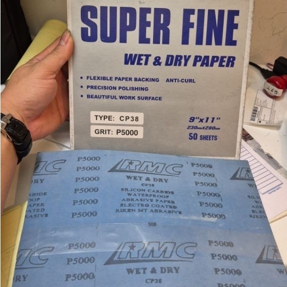 amplas rmc eceran #5000 / amplas halus grit 5000 rmc eceran