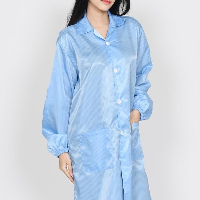 Esd Smock / Baju Antistatik Smock - Biru