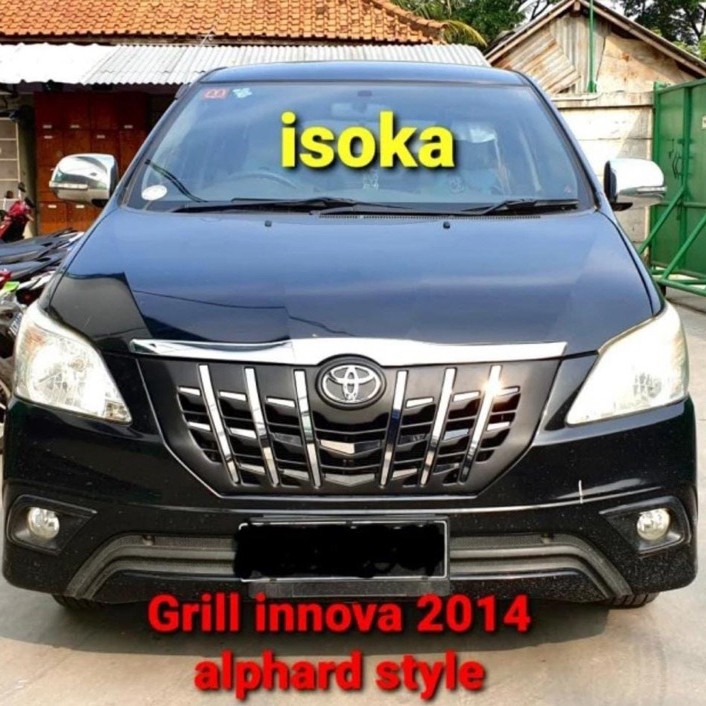 LARIS GRILL DEPAN GRAND INNOVA 2014 2015 MODEL ALPHARD MODEL PRADO/APOLLO HITAM/GRILL INNOVA BARONG