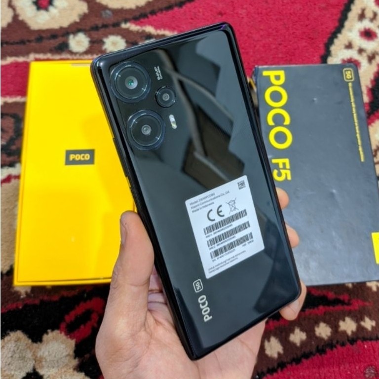 POCO F5 5G RAM 12/256GB SECOND LIKENEW FULLSET ORIGINAL