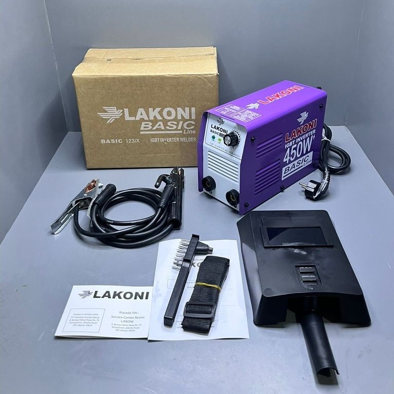 Mesin Las LAKONI BASIC 123 IX / Trafo Las Inventer Lakoni BASIC 123IX 450 Watt / Travo Las  LAKONI 4