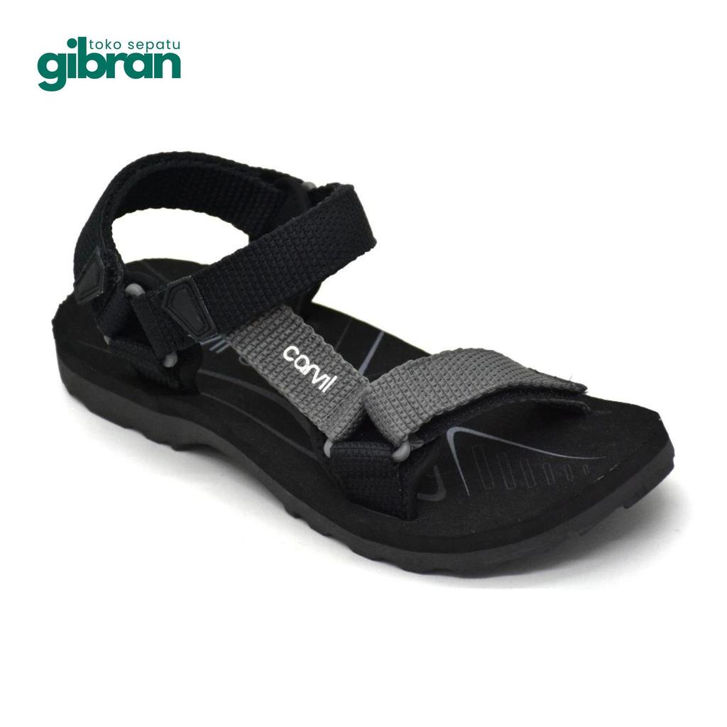 CARVIL ANJANI-GM Black Grey 38-44 Sandal Gunung Outdoor Pria Anti Selip