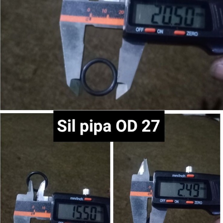 Sil PCP Pipa OD 27 - OD 25 - OD 22