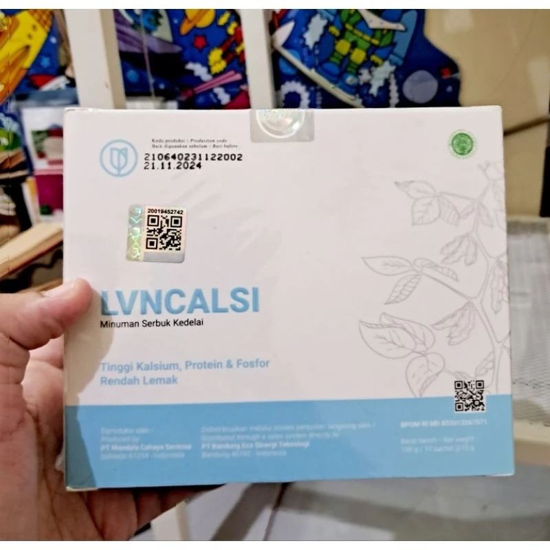Lvn Calsi Original 100% Bpom - Isi 1Box 10 Sachet