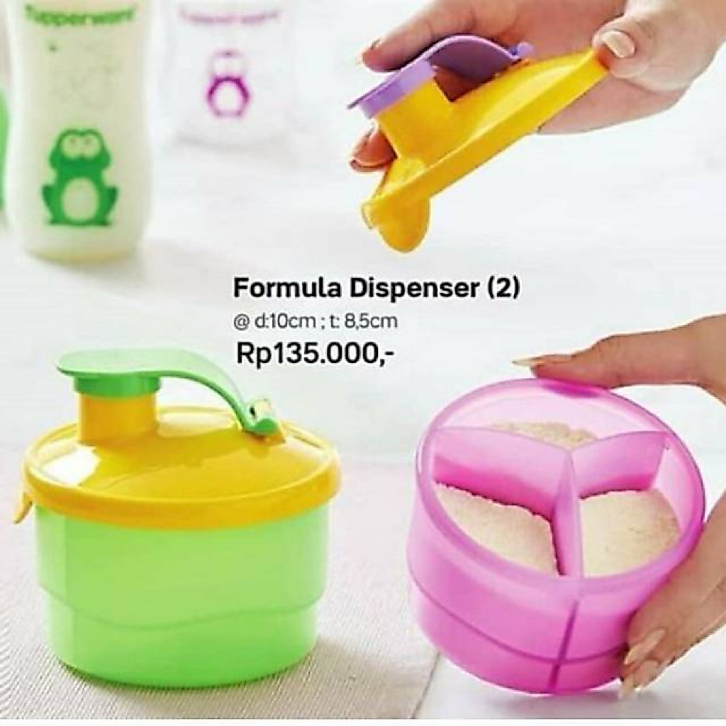 tupperware formula susu dispenser