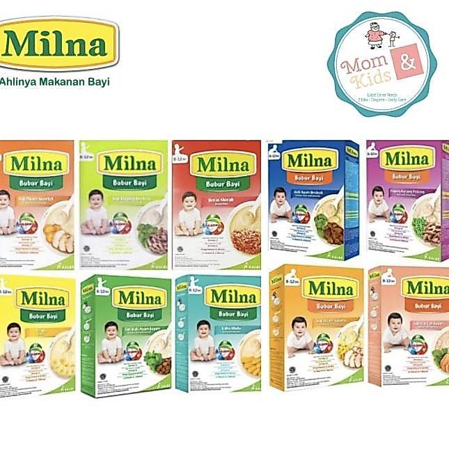 Gyunyu- Milna Bubur Bayi 6+ & 8 + 120 Gr / Bubur Bayi Milna / Milna Bubur Bayi