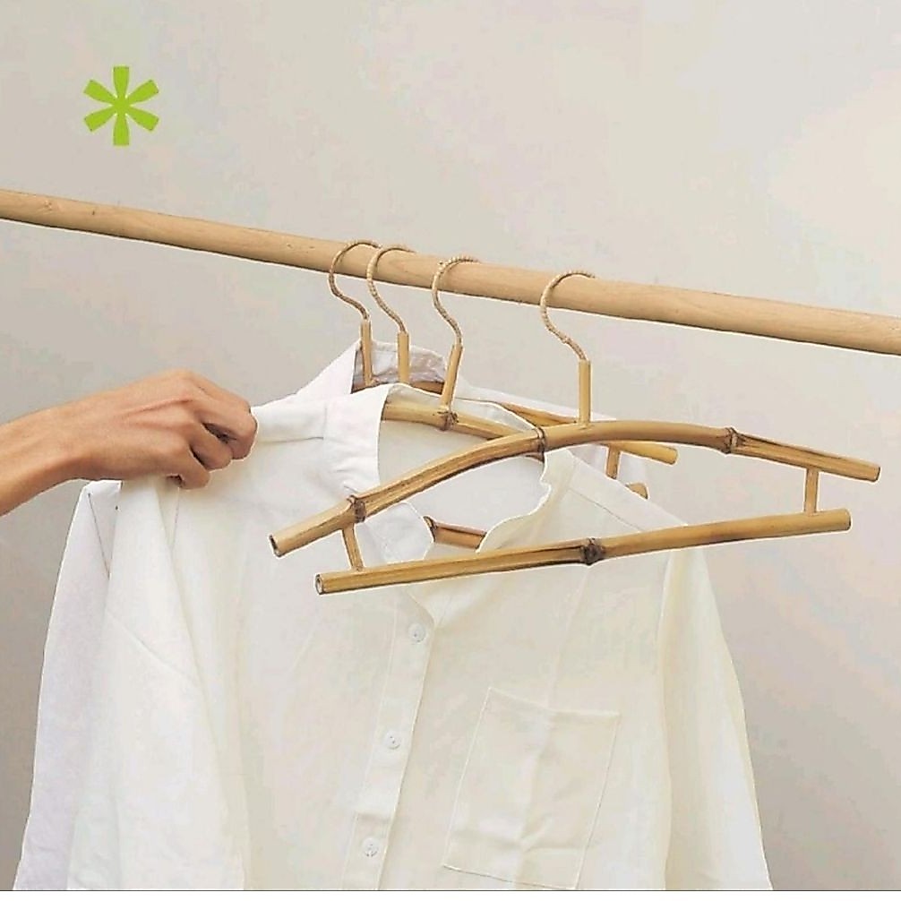 Hanger bambu Cendani / Gantungan Baju Bambu Cendani