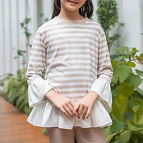 HARGA GROSIR - Klamby - Viola Blouse Kids Sand Storm