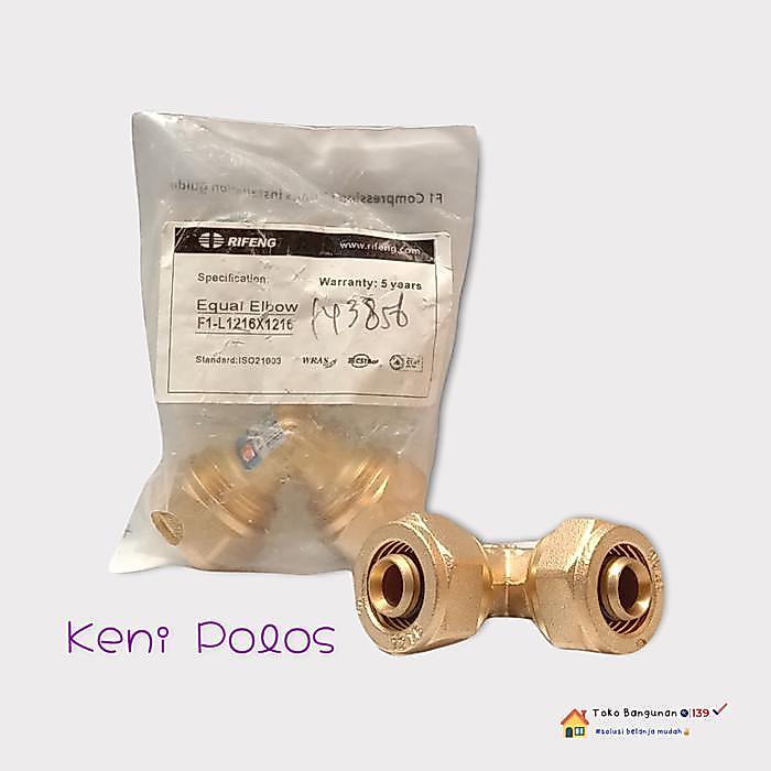 Keni Rifeng Kuning /Knee Sambungan Pipa Air Panas /Elbow - Keni Polos