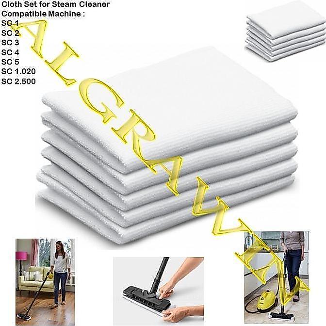 Karcher Terry Cloths Set Small for Steam SC1 SC2 SC3 SC4 SC5