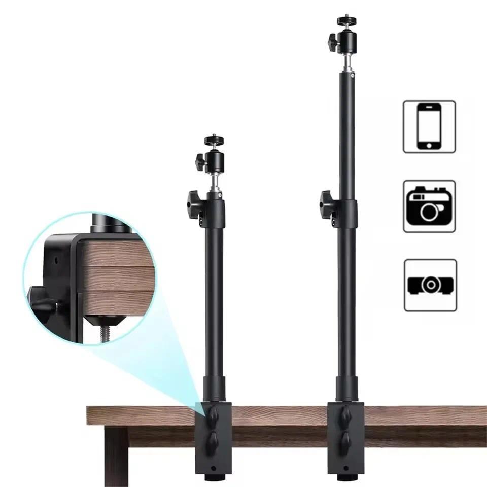 Penyangga Ponsel, Penjepit C untuk Kamera DSLR, Penyangga Lampu Fotografi, Penyangga Lampu Boom deng