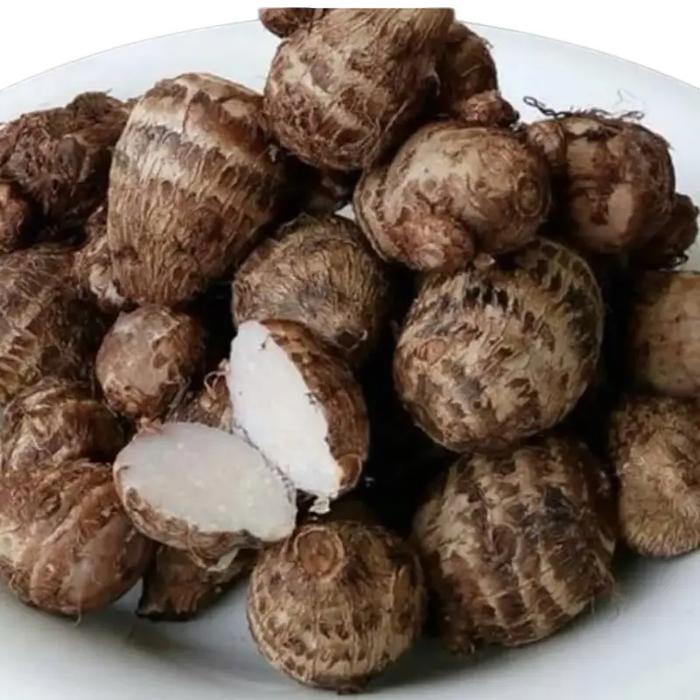 UMBI TALAS 1 KG/ ENTHIK /ENTHEK/UBI TALAS UNGU /TALAS TUBAN/ UBI TALAS TARO 1KG/TALAS KIMPUL/TALAS M