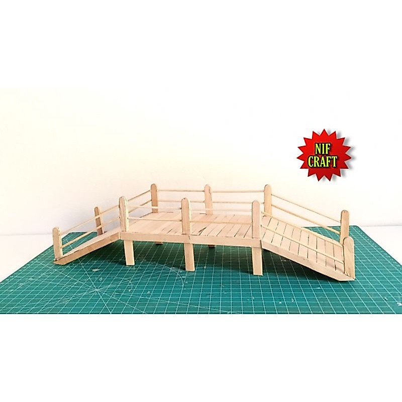 Prakarya Jembatan dari Stik Es Krim || NIF CRAFT