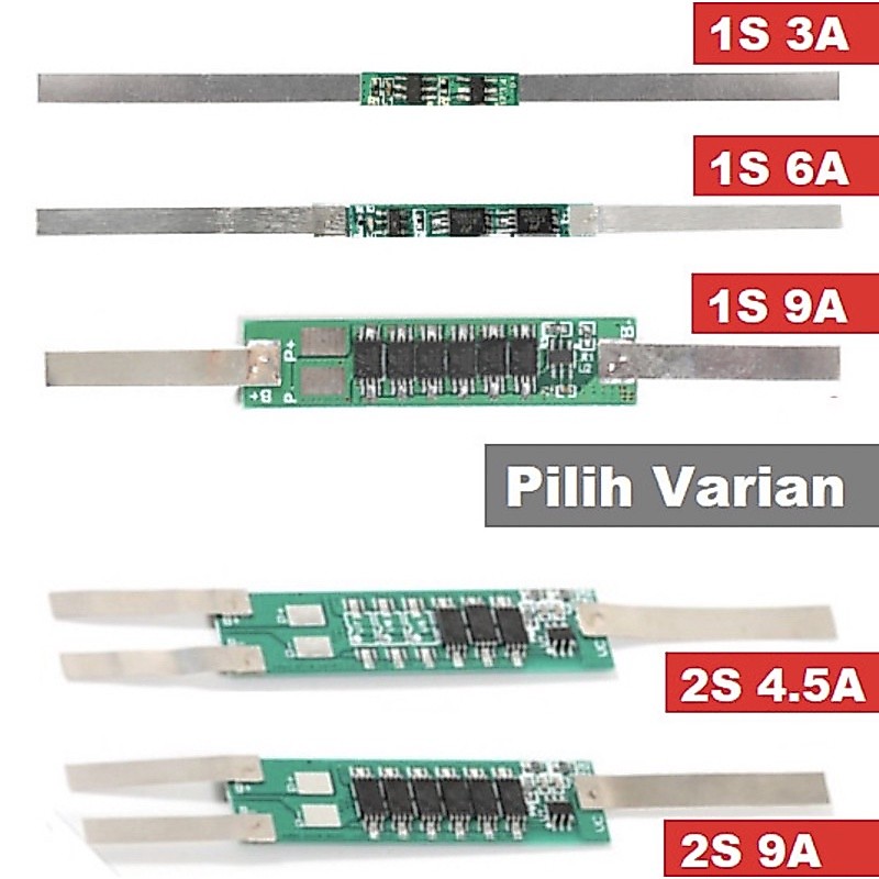 Kit modul proteksi baterai BMS 18650