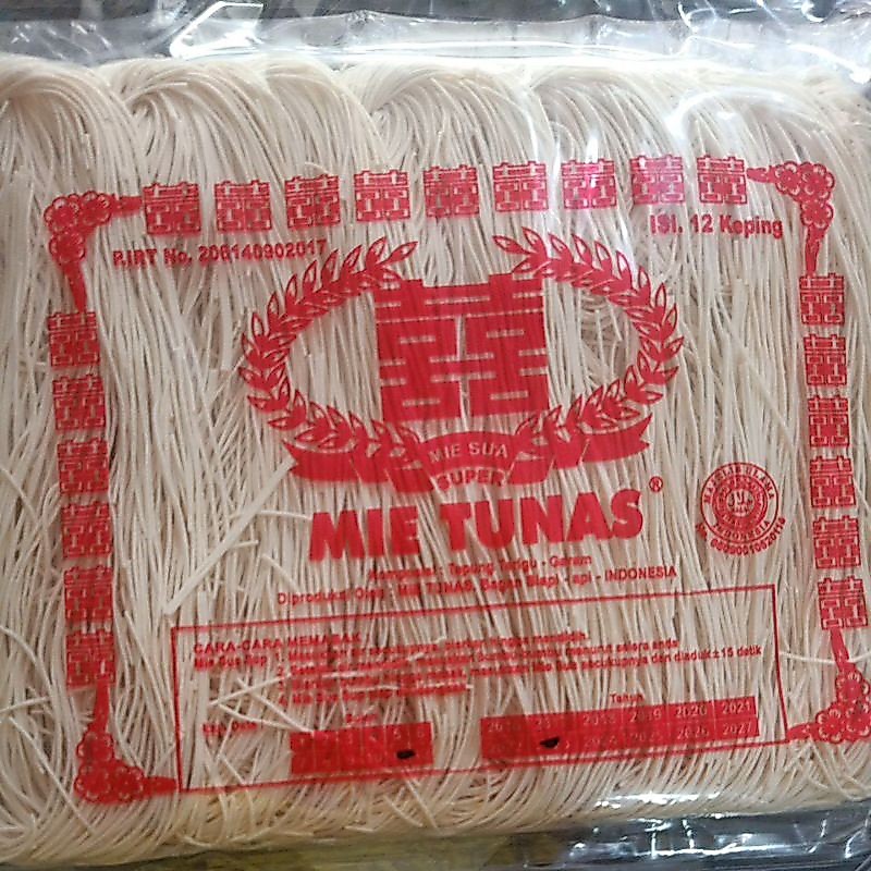misua super mie tunas, isi 12keping, bagan misoa, cap naga merak, halal misoa bagansiapiapi