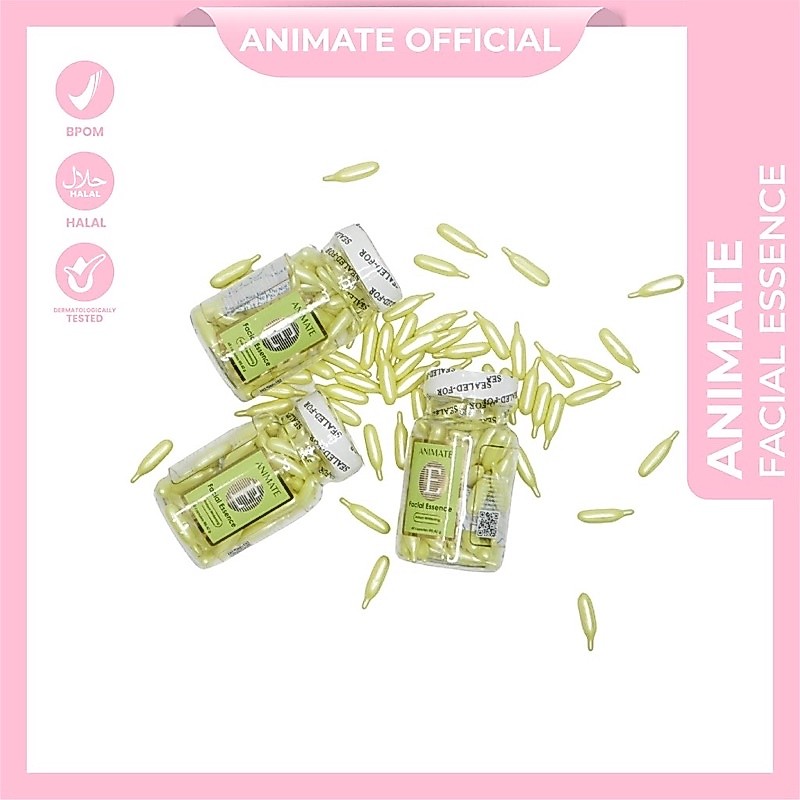 ANIMATE SERUM WAJAH ISI 60 - SERUM VITAMIN E ANIMATE USA / FACIAL ESSENCE / SERUM WAJAH