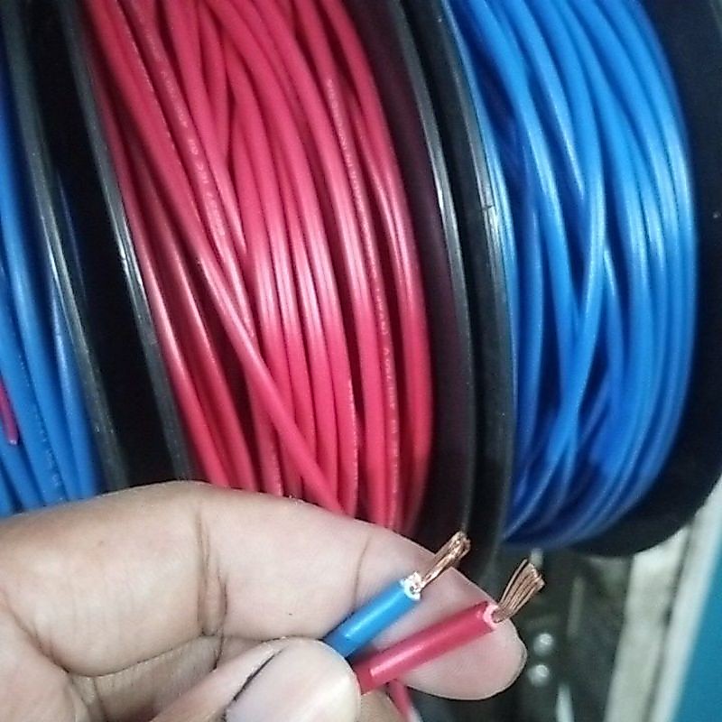 kabel serabut besar 2.5 mm kabel body FULL TEMBAGA besar kabel aki besar merek KITANI