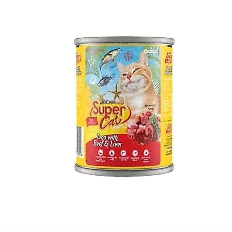 Syafatummy Super Cat Kaleng 400Gr Super Cat Kitten Super Cat 400Gr Supercat 400Gr Supercat Kaleng