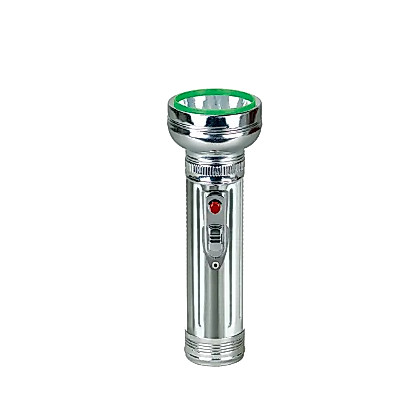 Lampu Senter Lucky Tiger Head Silver - Senter Jadul