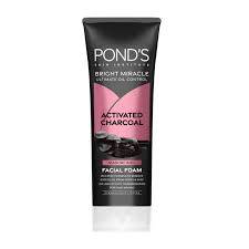 Ponds Ponds Bright Miracle Facial Foam Actived Charcoal 100 gram 100 gram