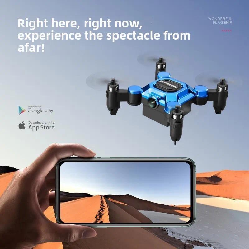 Drone anti nyamuk, drone mini lipat, drone kamera udara, helikopter kendali jarak jauh untuk siswa, 