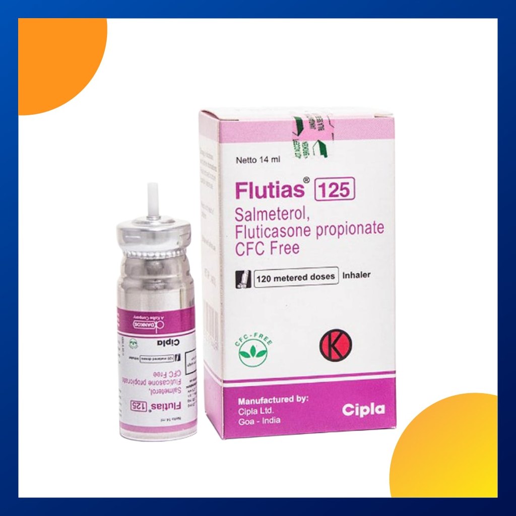 FLUTIAS 125 INHALER 1 CANISTER @ 120 DOSIS (14 ML)