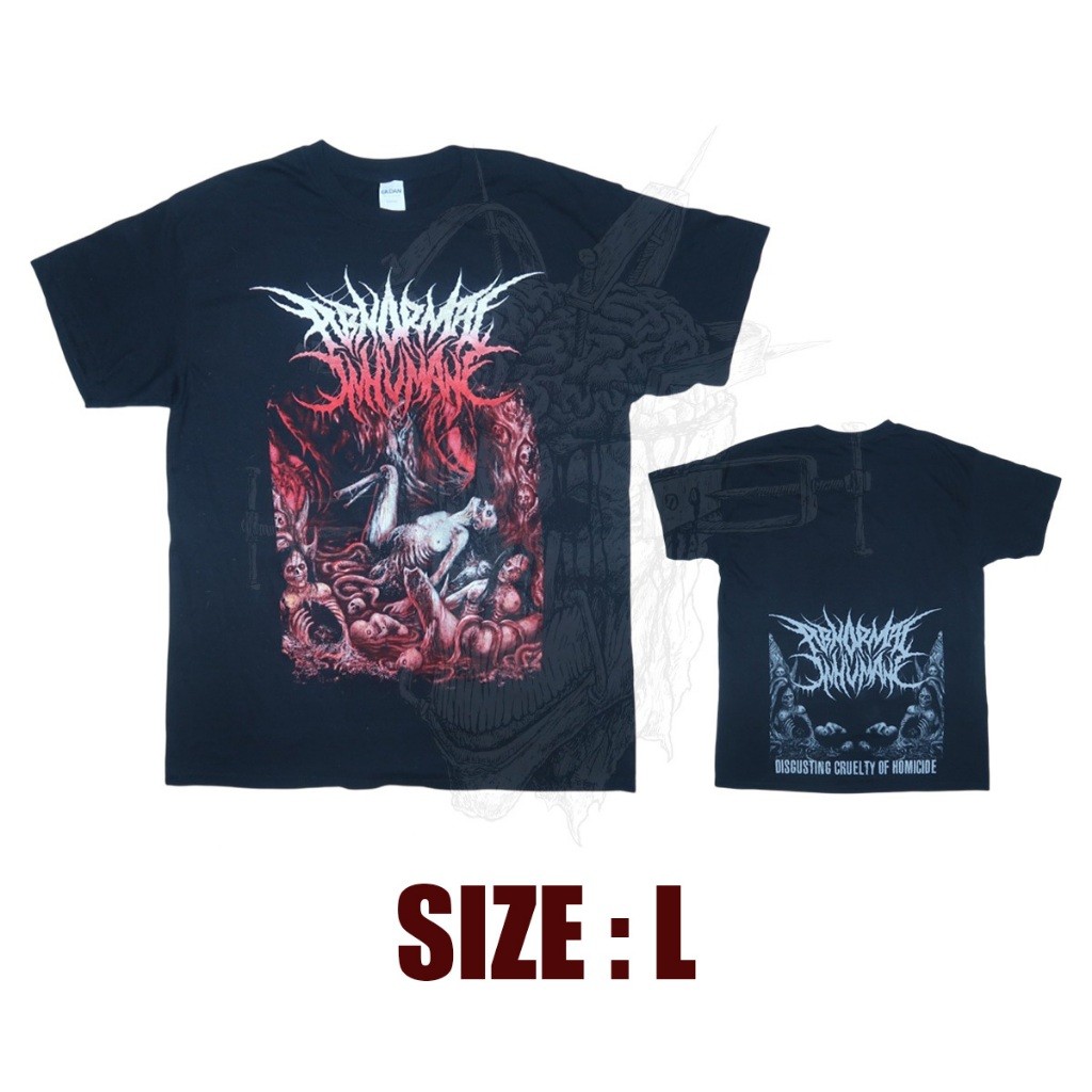 ORIGINAL & BERLISENSI - T-SHIRT - ABNORMAL INHUMANE - DISGUSTING CRUELTY OF HOMICIDE | BRUTAL DEATH 