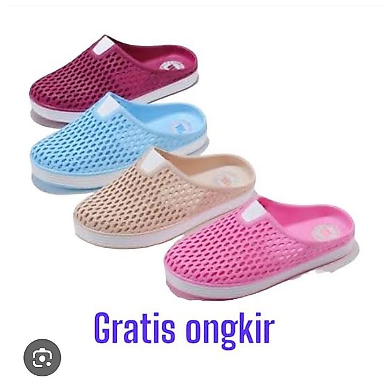 sandal slop yumeida wanita karet terbaru