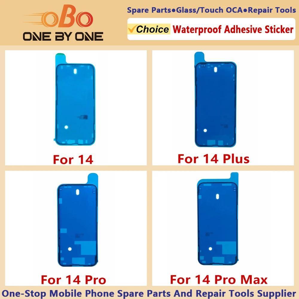 Stiker Perekat Tahan Air Untuk iPhone 14 PRO MAX PLUS, Pita Perekat Bingkai Depan, Segel Layar Pra-P
