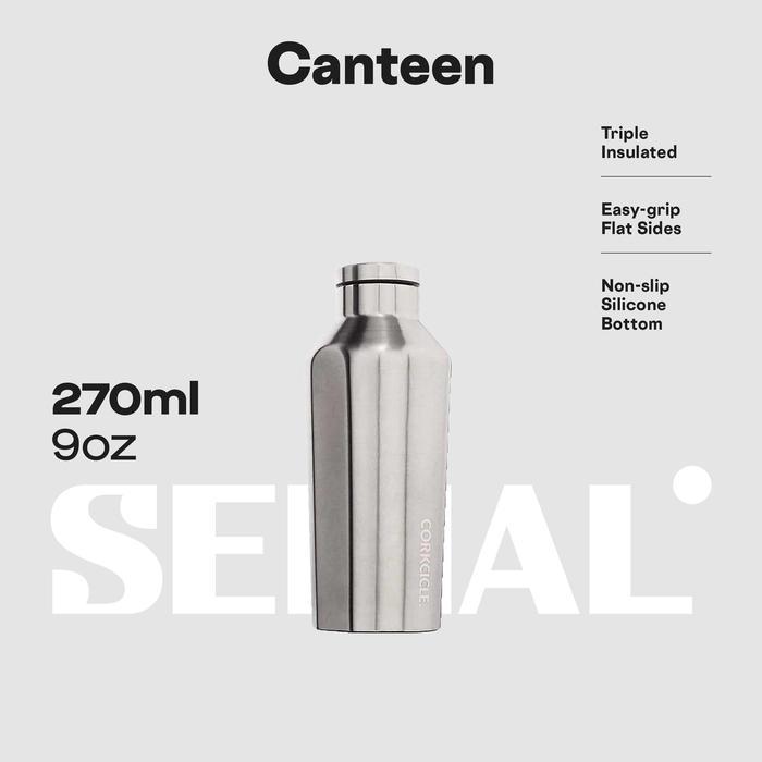 CORKCICLE Canteen 9oz - Steel