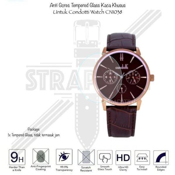 tempered glass untuk Condotti Watch CN1038 CN 1038 anti gores jam tangan tempered glass pelindung la