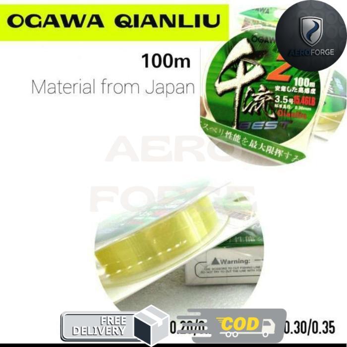 Senar Pancing Kuat Ogawa Qianliu Kuat Japan Material - 0,14
