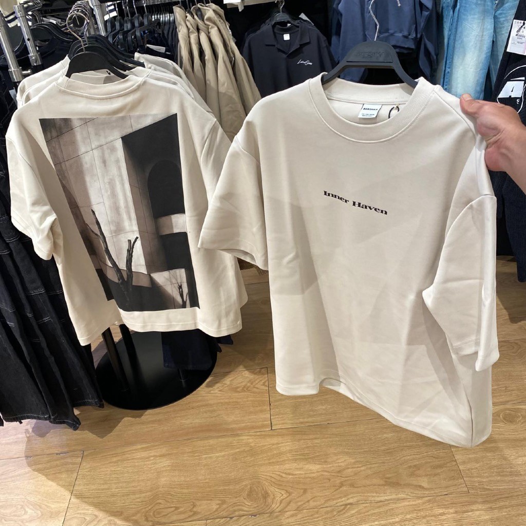 JASTIP. Tshirt Oversize Bershka (MAN) Cotton 16s