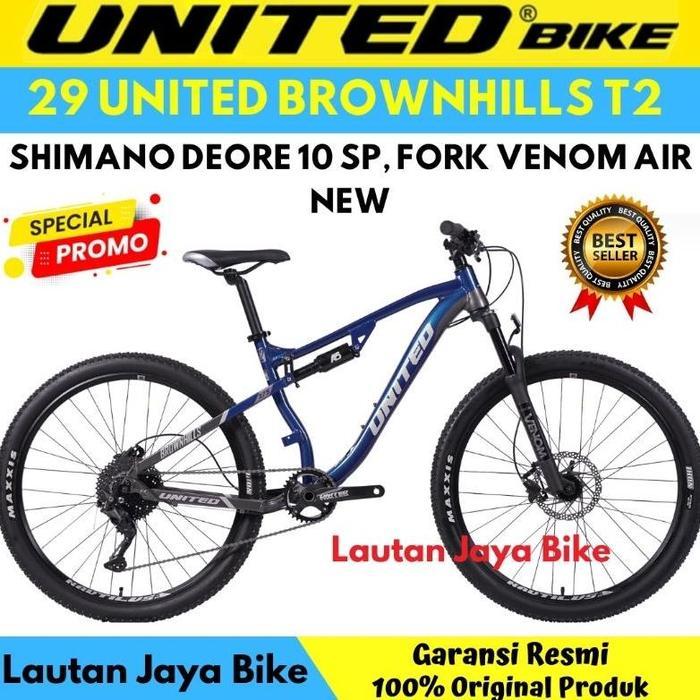 SEPEDA GUNUNG 29 MTB UNITED BROWNHILLS T2 NEW NEW SALE
