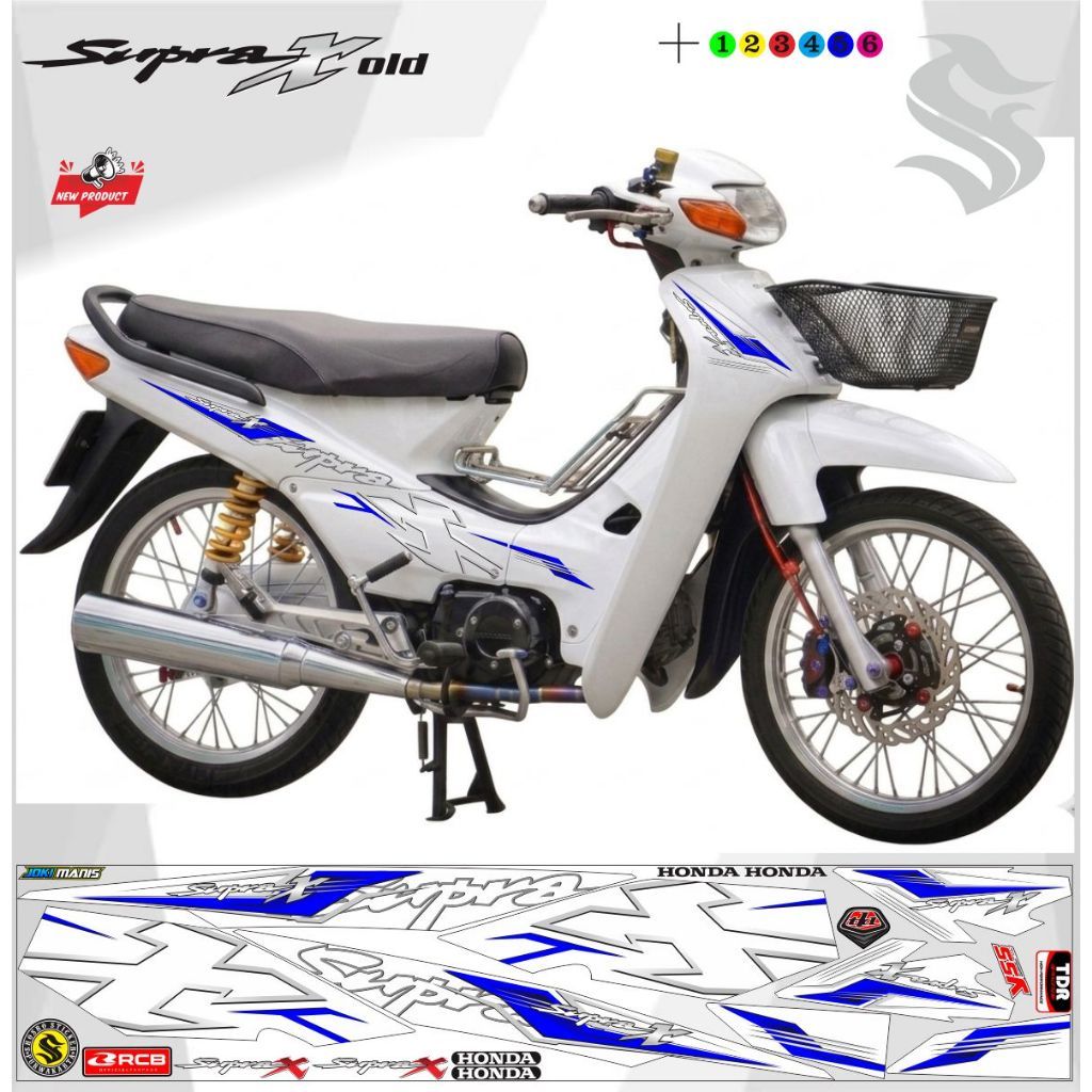 DECAL Striping Supra X Lama / Old / Sticker Supra X Lama