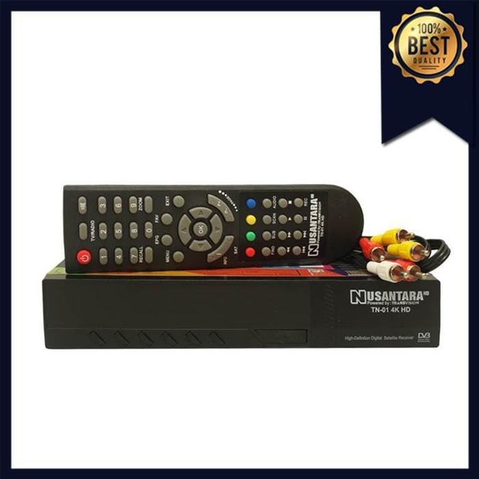 Transvision Nusantara HD Receiver Parabola Tipe Terbaru C Band & Ku Band Channel Premium Garansi 1 B