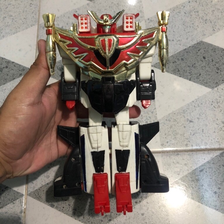 Mainan jadul robot great fighbird brave figther bootleg