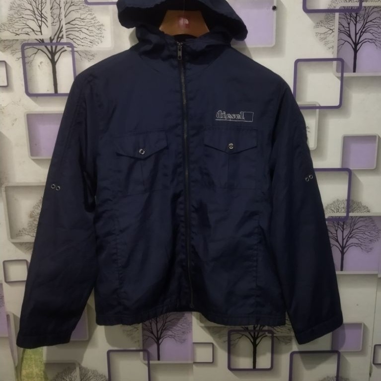 jaket Diesel navy autentik