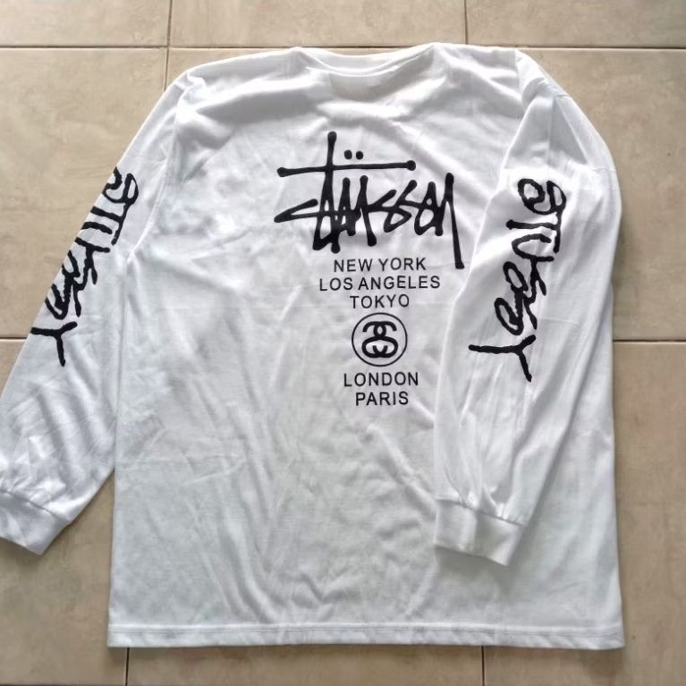 Kaos  Longsleeve Spellout Stu*sy