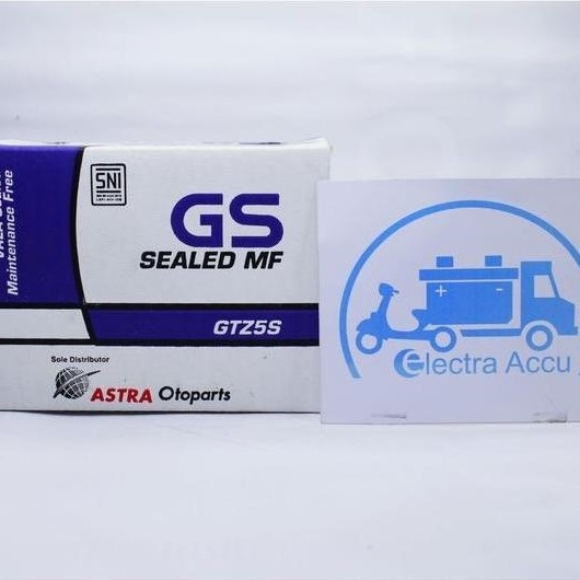 Aki Motor Honda Verza Gtz5S Gs Astra Accu Kering Original Ori Promo