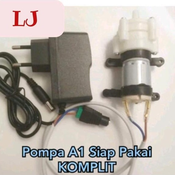 Pompa Air Mini DC 12volt pompa A1 adaptor - -, -