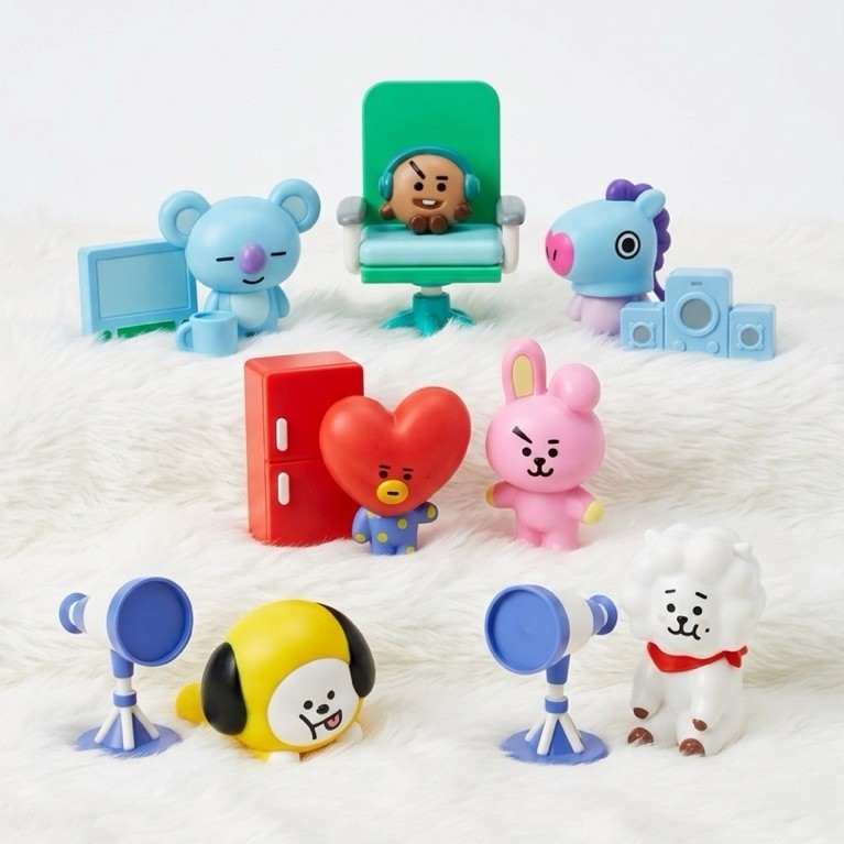 figur action figure topper kue bts21
