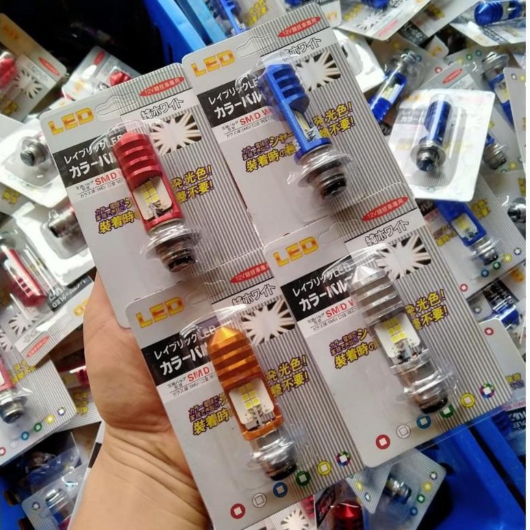 Premium Lampu Led Halogen Lampu Led Motor Matic Bebek Led H6 Putih Lampu Led Putih H6 Gepeng Ac/Dc U