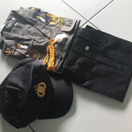Baju Polwan Anak / Baju Karnaval Polwan Anak Anak