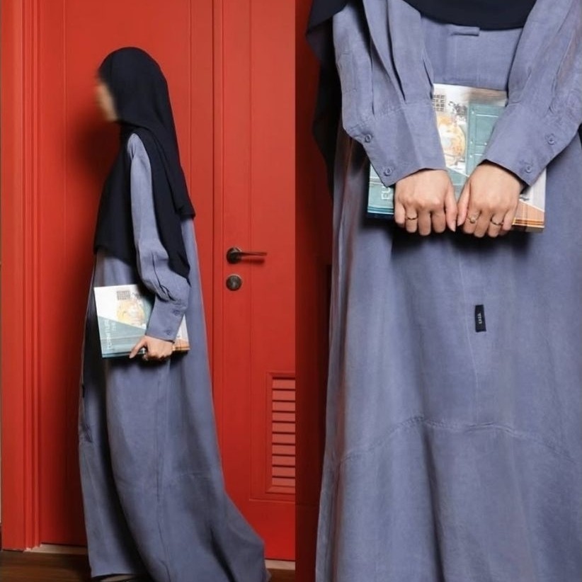 TAZA ABAYA NWT FINA STRIPES ALIA SET TALA LONGSET TEEQA FAYE BARREL Dusty Pink Navy Black Grey Lilac