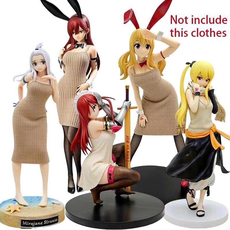 FAIRY TAIL Lucy Heartfilia Anime Girl Figure Erza Scarlet/Natsu Dragneel/Mirajane Strauss Action Fig