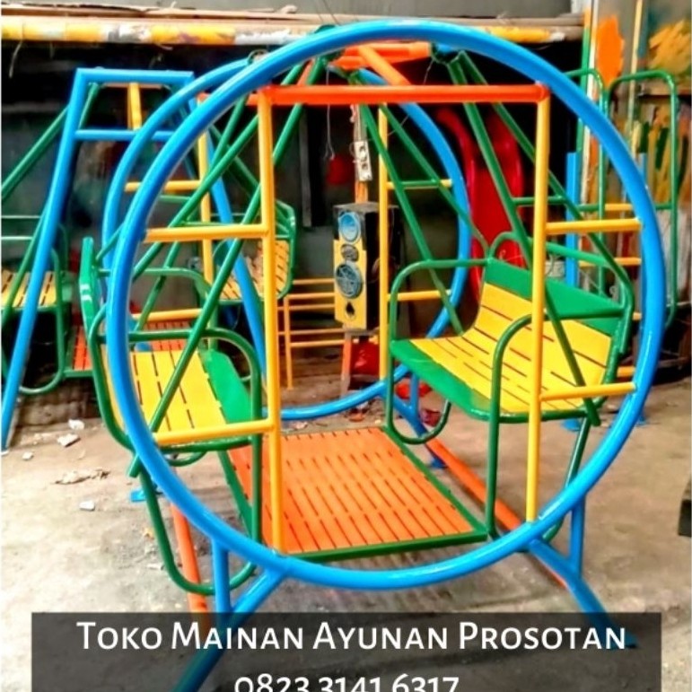 Ayunan Bulat - Ayunan Bangku - Ayunan Kursi - Bangku Taman Ayunan - Kursi Taman Ayunan - Ayunan Tera