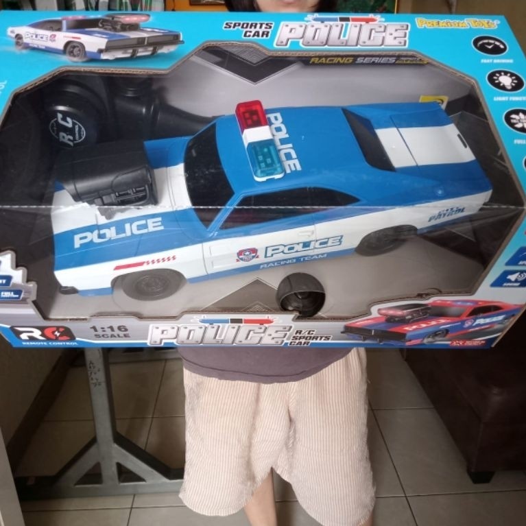 2.4 Ghz Mobil Remote Control Polisi Jumbo Sirine 1:16