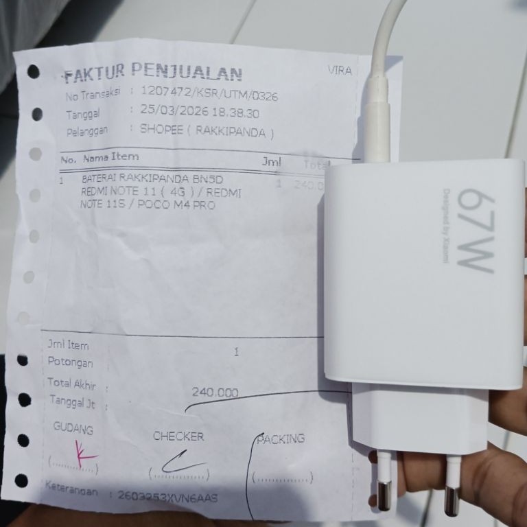 charger 67 watt xiaomi, poco