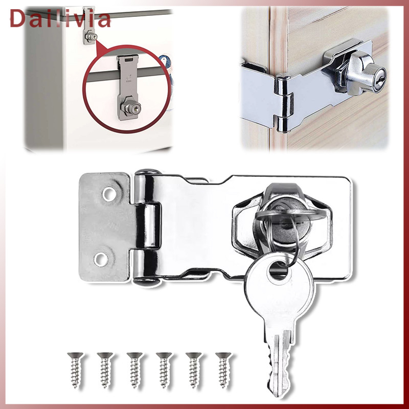 DL- Kunci Hasp Lock / Overpal Gembok / Overvall Kunci Pintu 2.5 Inch /Anti Karat 2.5 Inch Stainless 